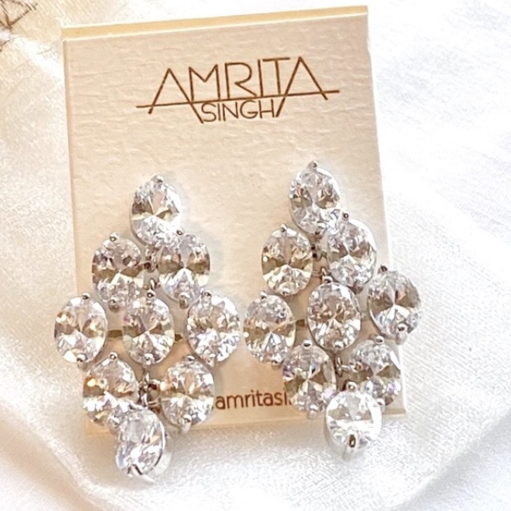 Amrita Singh Elizabeth CZ Earrings